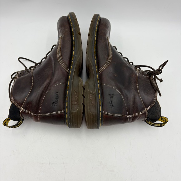 Vintage Doc Dr. Martens Boots Brown Men‎ 13 Grunge Combat Biker Workwear READ main image 8